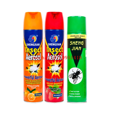 Sheng Jian Insecticide Aerosol Tasteless 750ml Insecticide Spray Household Powerful Cockroach Killer Mosquito