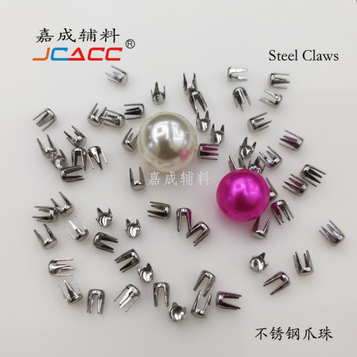 Factory Direct Sales 2.3mm Claw Nail Stainless Steel Claw Nail Claw Bead Pearl Claw Nail 