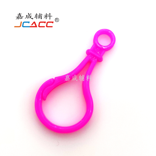 Plastic Bubble Buckle Doll Hook Key Chain
