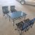 Simple Leisure Furniture Outdoor Table and Chair Outdoor Garden Courtyard Aluminum Alloy Stretch Table Outdoor Dining Tables and Chairs Set