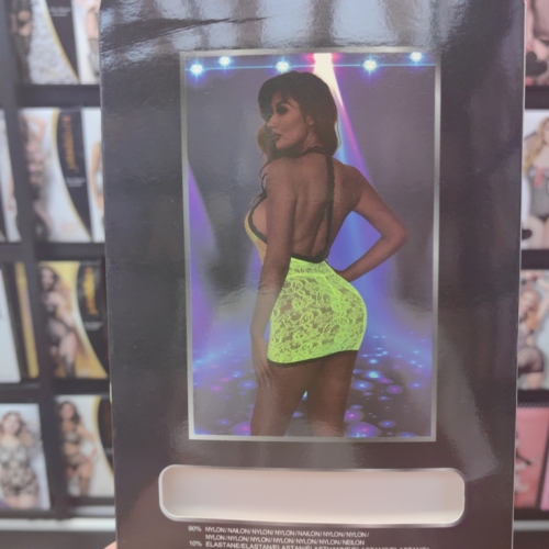 荧光网眼情趣内衣