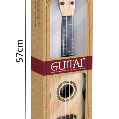 Toy guitar, simulation log pattern guitar