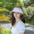 Summer Air Top Sun Protection Hat Women's Uv Air Top Foldable Sun Hat Outdoor Uv-Proof Big Brim Sun Hat