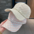 Summer New Breathable Net Cap Women's Diamond Baseball Cap Korean Fashion Sun-Proof Sun Hat RhinestoneSun-ProofPeakedCap