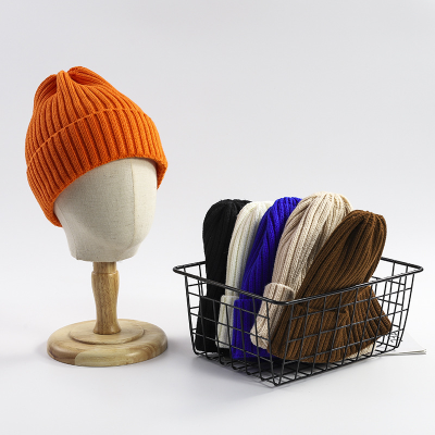 WinterWomen's Knitted Hat Men'sWinterHatTide All-Matching Woolen Hat Winter Cold-Proof Warm Beanie Hat Factory Wholesale