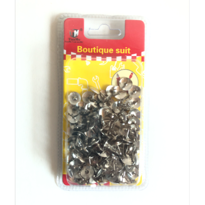 TM plastic card silver stud press pin head pin small h pin decorative wooden board nail