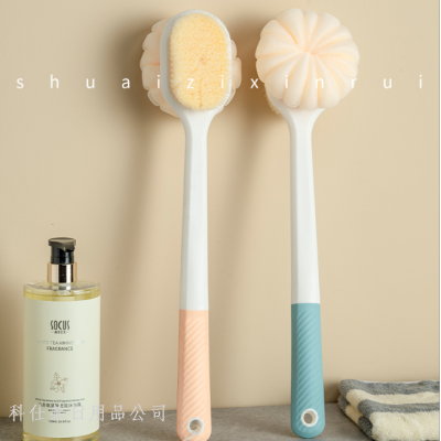 Bath Brush Rubbing Gadget Bath Brush Soft Hair Foaming Long Handle Bath Brush Female Back Scrubbing Do Not Ask for Power