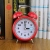 Metal creativity children's fashion clock cute classic mute night light student Bell learning bedside alarm clock loud