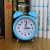 Metal creativity children's fashion clock cute classic mute night light student Bell learning bedside alarm clock loud