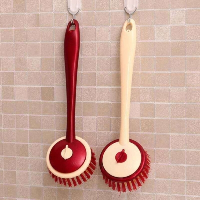 Wok brush marvelous pot cleaning accessories dish brush wok brush does not hurt pot oil-free lengthened handle pot brush wok brush sub pot cleaning kitchen cleaning brush