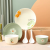 Ceramic Light Luxury Bowl Dish Disk Set Tableware 6-Piece Set Combination Ins Style