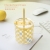 Fresh Series with Handle and Straw Heat Resistant Glass Chessboard Spiral Straw Office Special Cup
