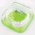 Simple Tempered Glass Bowl Series Green Apple Freshness Bowl Medium Rectangular Crisper