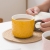 Ceramic Cup Breakfast Cup Coffee Cup without Lid Home Practical