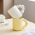 Cartoon Creative Porcelain Cup Creative Mug Student Practical Cup Breakfast Cup