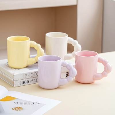 Cartoon Creative Porcelain Cup Creative Mug Student Practical Cup Breakfast Cup