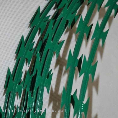 Factory Direct Sale CBT-65 Galvanized and Stainless Steel Concertina Razor Wire