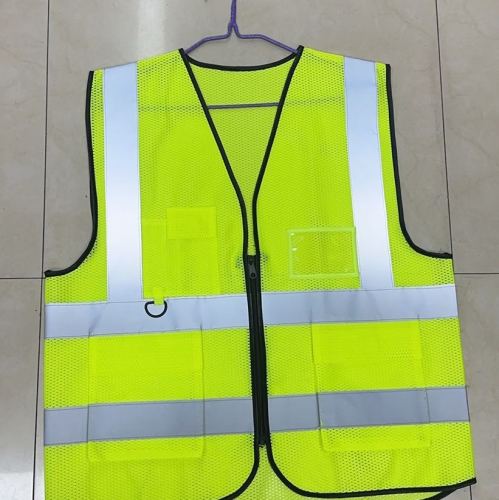 网格反光衣120克 多口袋设计户外工作服 耐磨透气