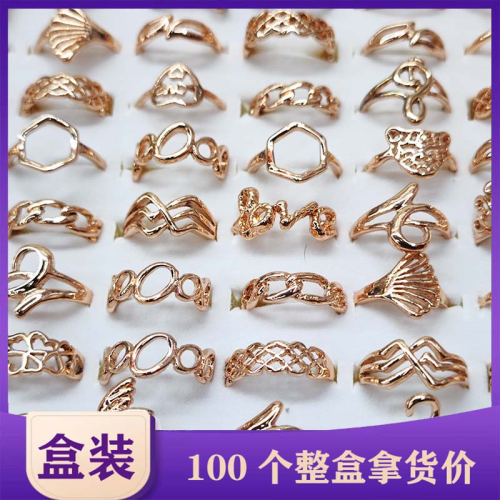 stainless steel color retaining ring boxed wholesale