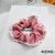 Large Intestine Ring New Internet Celebrity Floral Edge Satin High-Grade Temperament Hair Band Hair Rope Rubber Band Hair Accessories Head Accessories