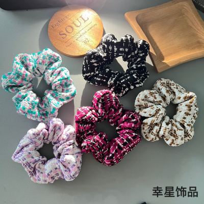 Autumn and Winter Thickened Classic Style All-Match and Cute Bun Large Intestine Ring Headband Ins Online Influencer Hair Ring Rubber Band Headdress