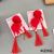 Antique Children's Tassel Hairpin Chinese Style Big Red Hairpin Girls' Han Chinese Costume Headdress Princess Butterfly Clip Hair Accessories