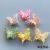 Korean Style Super Fairy Double Layer Butterfly Barrettes Back Head Plate Grabbing Clip Large Color Shark Clip Water Transfer Printing Hair Accessories