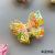 Korean Style Super Fairy Double Layer Butterfly Barrettes Back Head Plate Grabbing Clip Large Color Shark Clip Water Transfer Printing Hair Accessories
