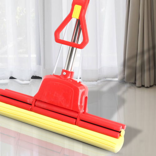 convenient plastic cotton mop wholesale household dust removal cleaning mop mop mop hand-free lazy sponge cleaning