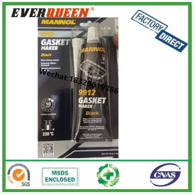 Mannol 9912 Gasket Maker Black Car Sealant No Undercoat Sealant High Temperature Resistance
