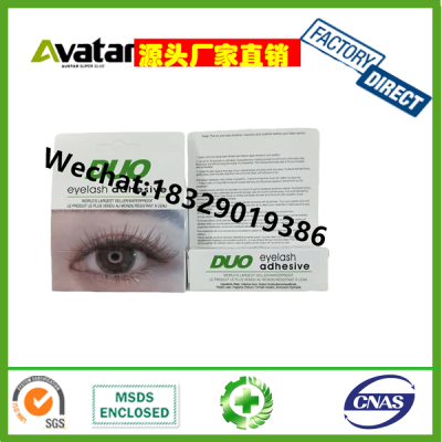 Wholesale Eyelash Glue Customise Private Label Strip Eye Eyelash Glue Black With Logo
