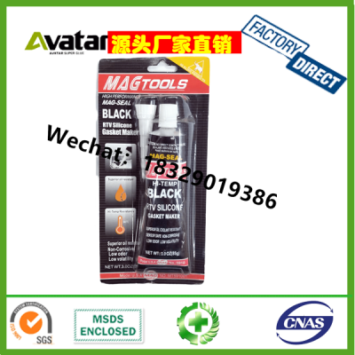 Magtools Mag-Seal Black Gasket Maker Engine Glue Car Silicone Adhesive