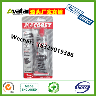 MACGREY Grey 6889 Gasket Maker Acetic RTV Silicone Gasket Maker for Mexico Market