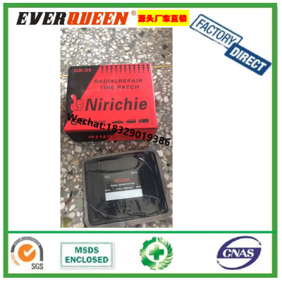 GB-35 RADIALREPAIR TIRE PATCH Nirichie  Tire Patches/Hot Patch For Bias Tire/Various Sizes Tire Repair Patch For Bias Tyre