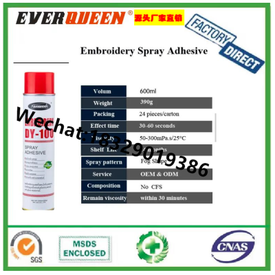 Embroidery Spray Adhesive  Heavy Duty Car Headliner Spray Adhesive for Vehicle Trimming