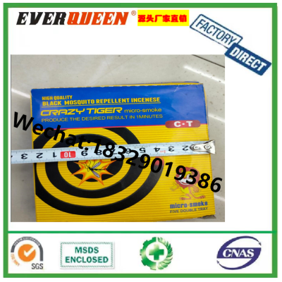 Hot Sale Mosquito Coil Crazytiger Brand Mosquito Coil Mosquito-Repellent Incense Mosquito Killer Household Mosquito Removal