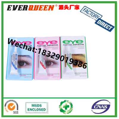 Mini glue Custom Wholesale latex free stick eyelash Adhesive waterproof Fast Dry Strong strip eye lash glue