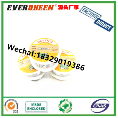 EVERQUEEN SnCu0.7 Tin Solder Wire Lead Free Rosin Cored Sn99.3Cu0.7 Tin Wire PCB LED Electronics Use RoHS Soldering Wire