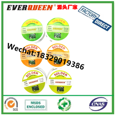 EVERQUEEN Soldering Lead Wire 60:40 0.6Mm 0.8Mm 1.0Mm 1.2Mm 1.5Mm 2.0Mm Solder Wire Easy To Tin