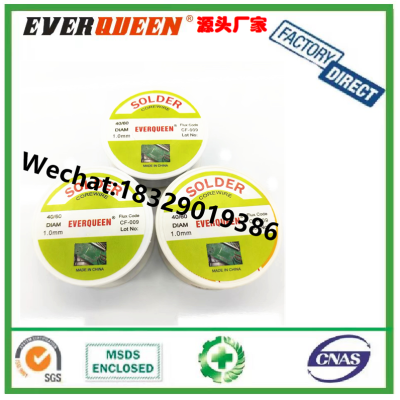 EVERQUEEN Solder Wire Sn10Pb90 Rosin Flux Core 2.2% Tin Lead Soldering Wire for LED/USB