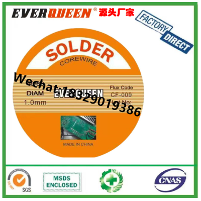 SOLDER COREWIRE EVERQUEEN High Temperature Solder Wire Tin Solder Wire Sn18Pb82 Solder Wire