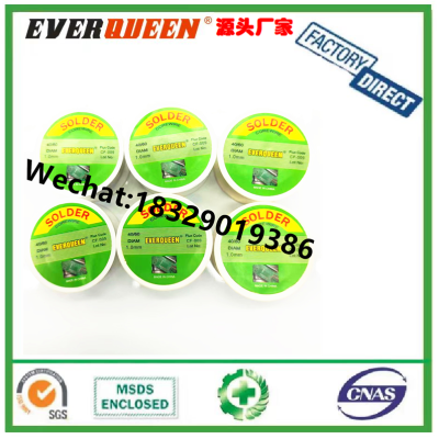 SOLDER COREWIRE EVERQUEEN Industries Solder Wire Snpb 60/40 Flux Content 2.0% For Stained Glass