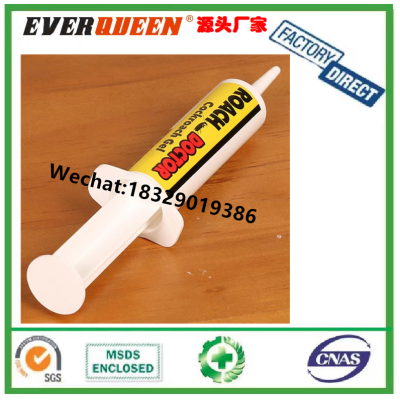 Roachdoctor Syringe Type Chlorine Insect Sperm Beetle Gelatinous Bait Device Insect Repellent Cockroach Killer