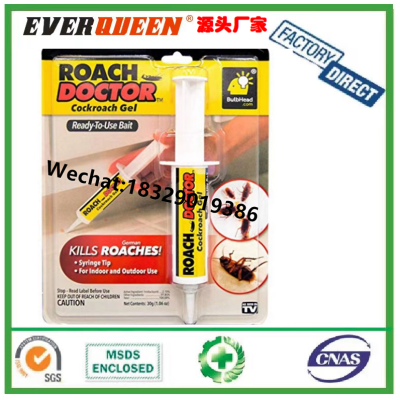 Roach Doctor Cockroach Gel Single Clamshell Packaging Killing Spoon Glue Bait Syringe Bait Agent