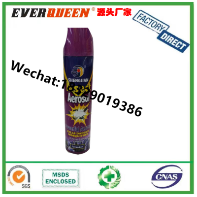 Shengjian Cockroach Killer Sowbugs Mite Lice Flea Repellent Fly Aerosol 400ml 600ml