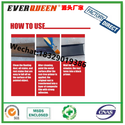 Rayhong Car Accessories Rust Conversion Agent Rust-Free Paint Rust-Free Rust-Free Conversion Primer Rust-Free Primer