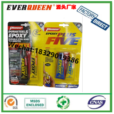 Pioneer Epoxy plus Five Yellow Card AB Glue Pioneer Durasteel5 Epoxy AB Glue