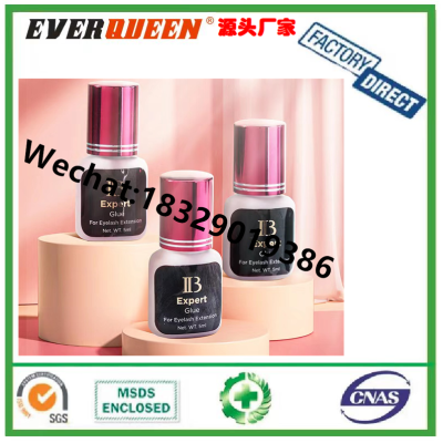 Wholesale Korea Lash Extensions Adhesive Ib Ibeauty Hyper Bond 5ml Private Label Waterproof Fast Dry 0.5s Eyelash Glue
