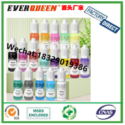 Supply 16 Color Macaron Solid Color Color Concentrate AB Epoxy UV Glue with Color Concentrate Coloring Pigment