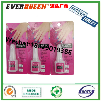 Custom Wholesale Press On Nail Gel Glue Private Label Adhesive Nail Resin Gel Polish Glue Tips Nails Soft Gel